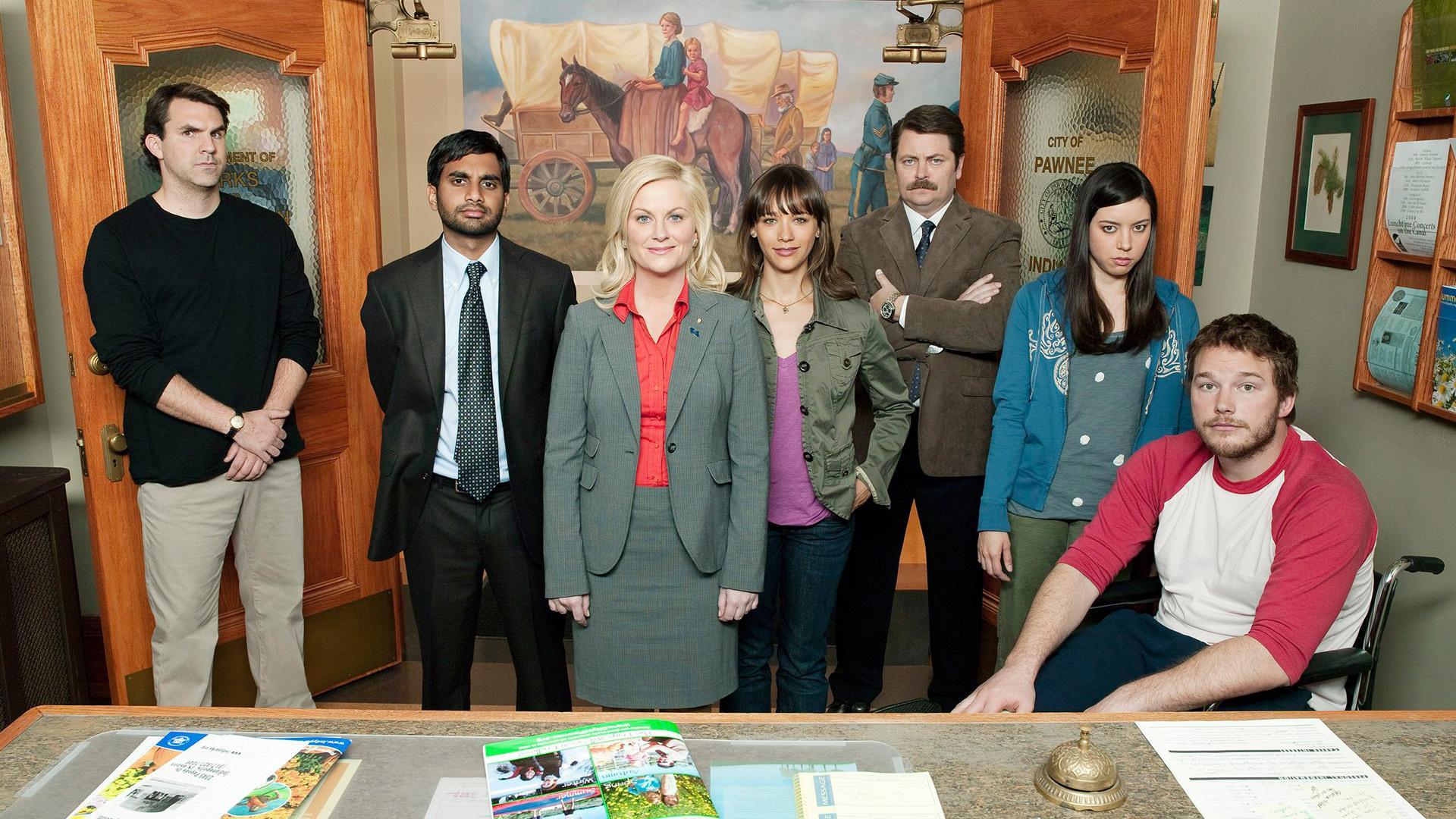 HD Parks and Recreation cast members Wallpaper. Download Free