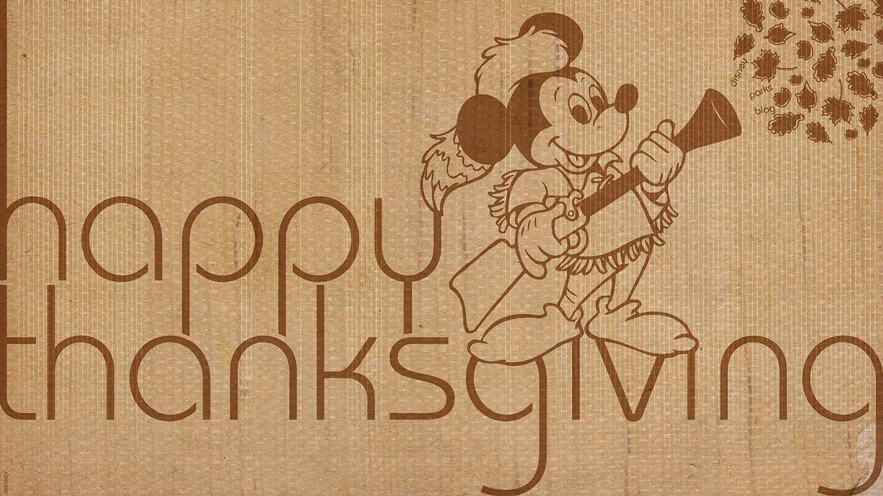 Enjoy Three Disney Parks Blog Thanksgiving Wallpaper. Disney