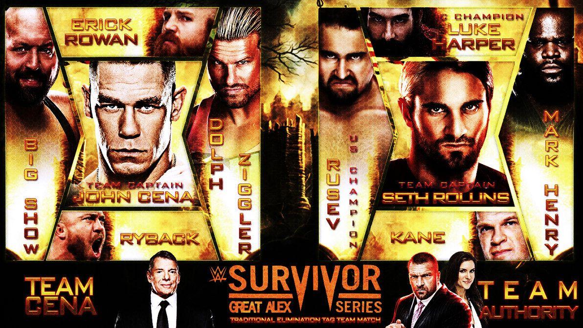 WWE Survivor Series 2014 Wallpaper 1 By Great Alex