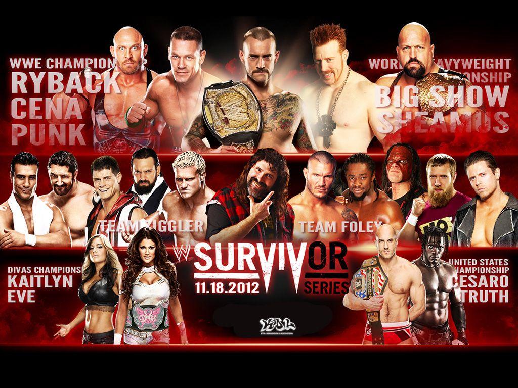 NEW! WWE Survivor Series 2012 Wallpaper!. Kamal Design Lab