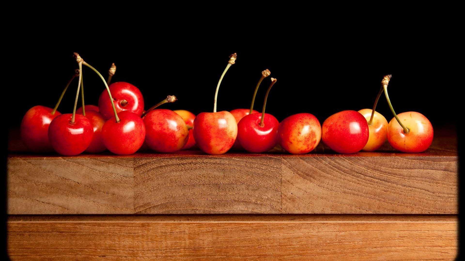 Fruits Ubuntu Cherries Nature Wallpaper Full Screen Fruits