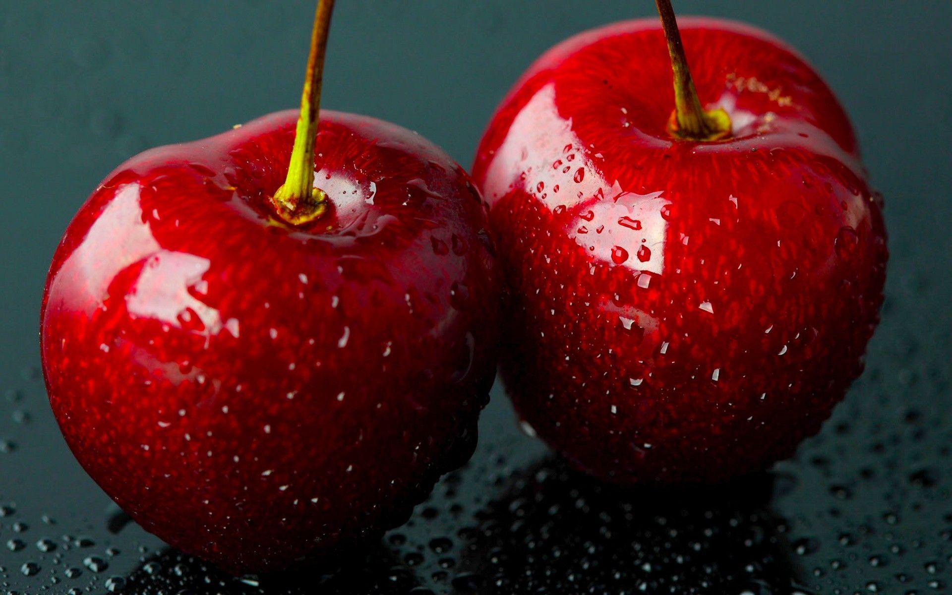 cherries, macro wallpaper