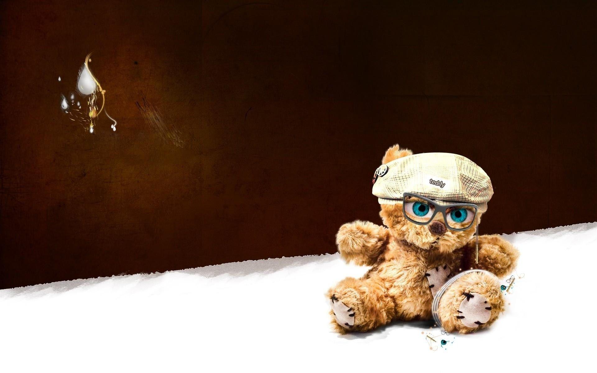 Cute Teddy bear wallpaper for happy Teddy day 2015