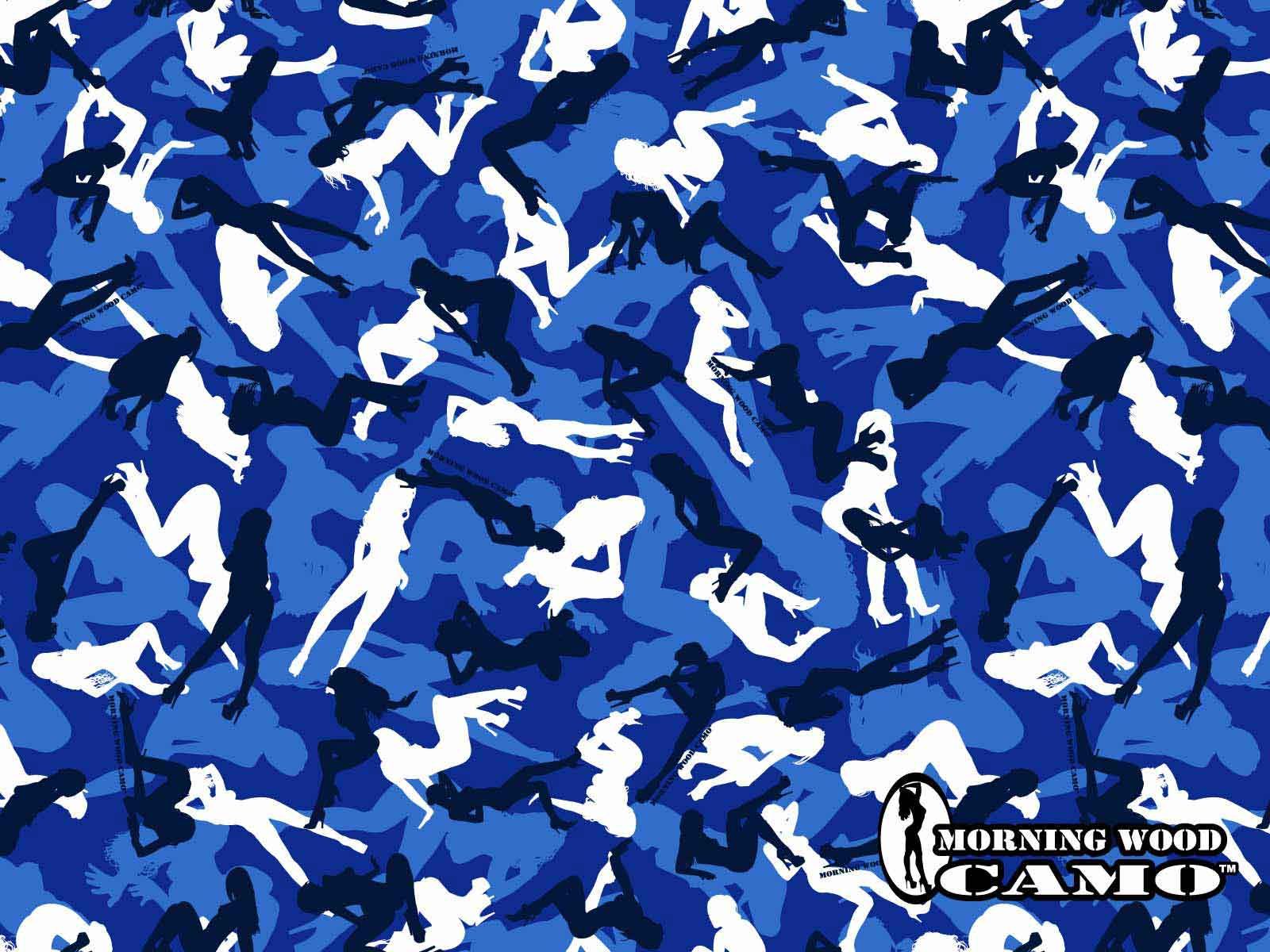 Blue Tiger Camo Wallpaper