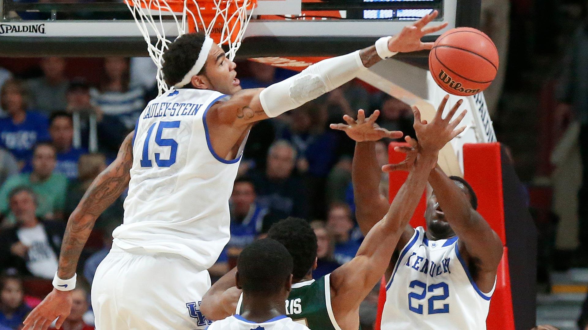 Kentucky's Cauley Stein Not Ready To Say He's Out Vs. Wisconsin