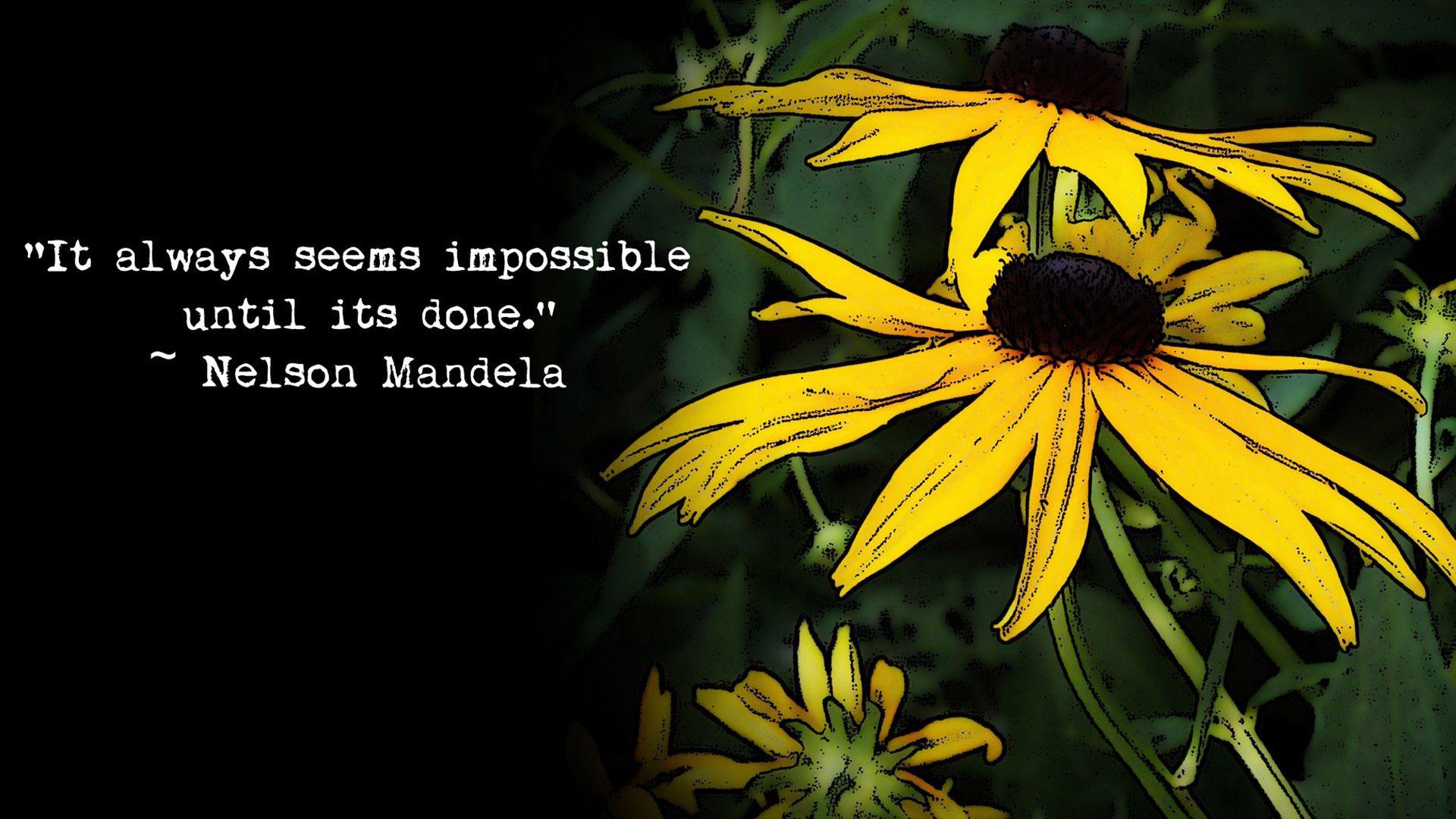 Nelson Mandela quote Wallpaper