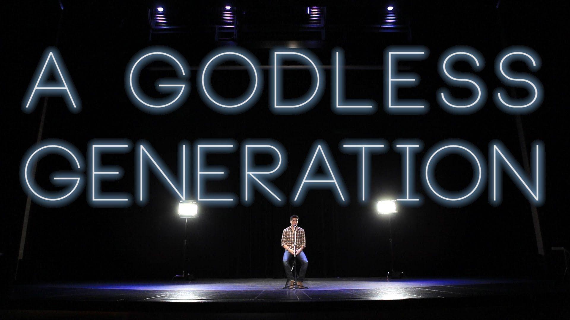 A Godless Generation Jorgenson. Spoken Word Simply