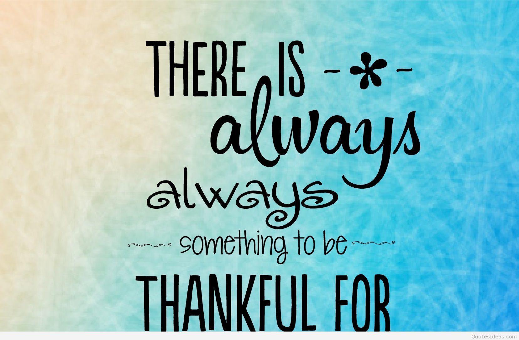 Thankful quote HD wallpaper 2015