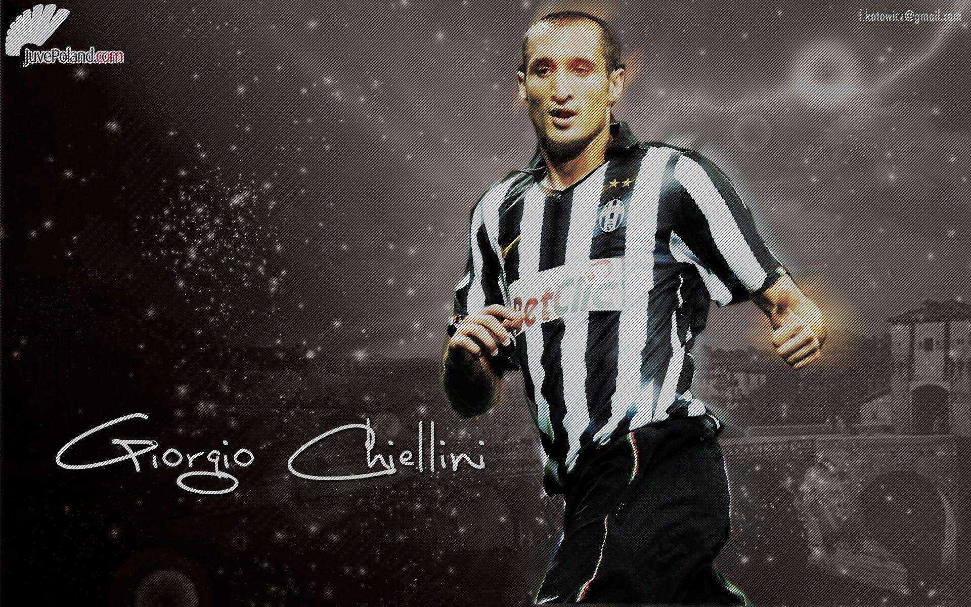 Juventus Giorgio Chiellini in dark colors wallpaper and image