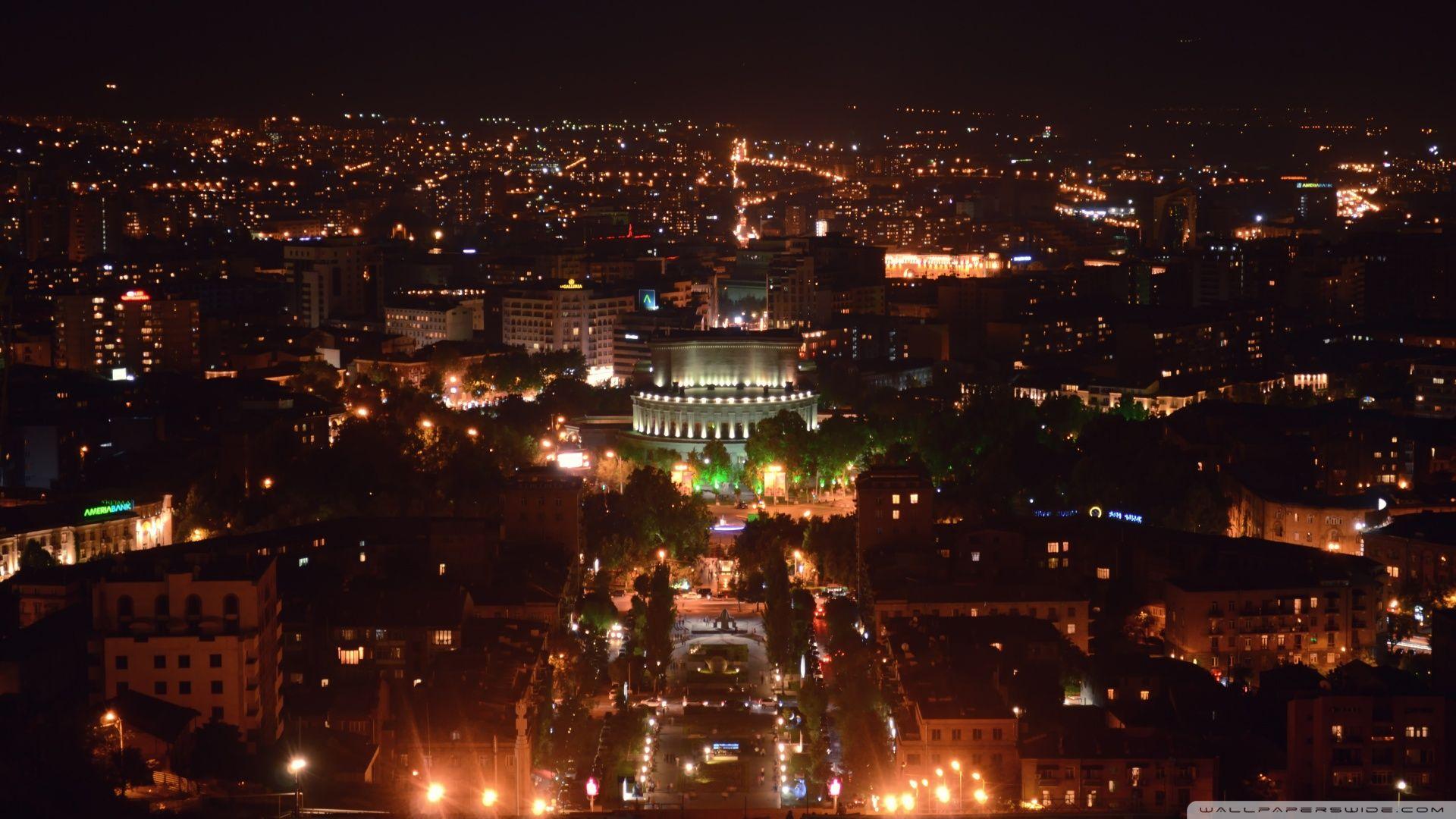 Armenia Yerevan At Night ❤ 4K HD Desktop Wallpaper for 4K Ultra
