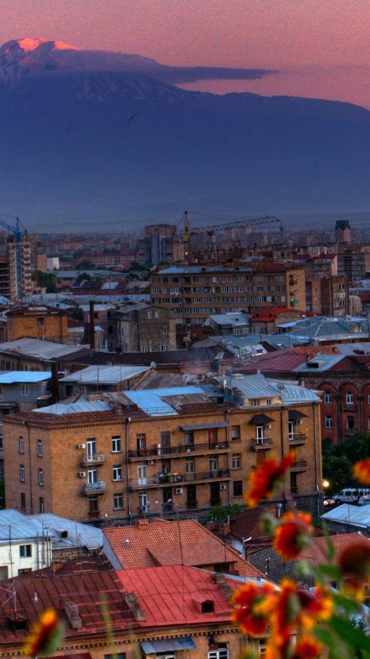 Download Wallpaper 750x1334 Armenia, City, Yerevan iPhone 6 HD