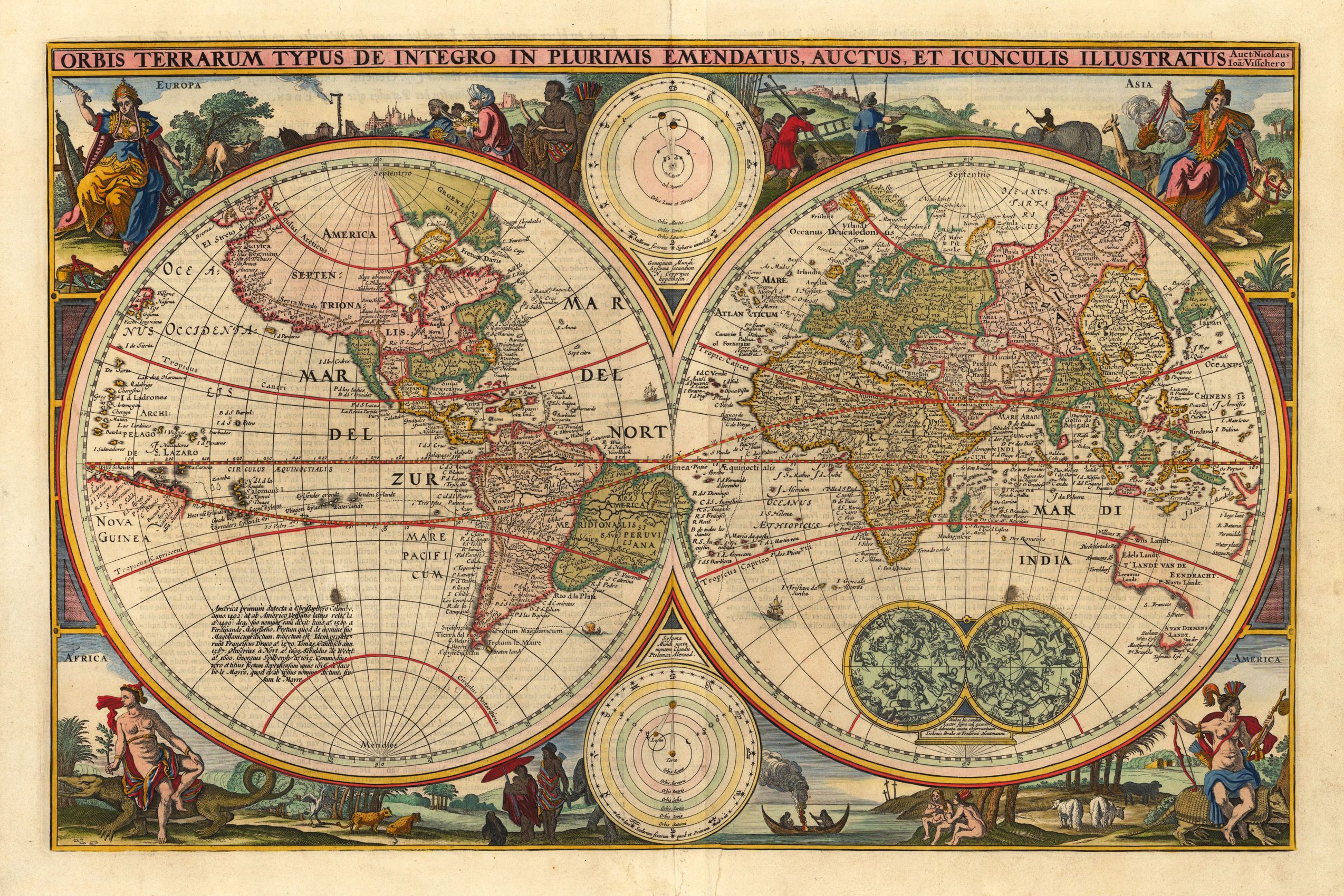 Antique Map Of The World