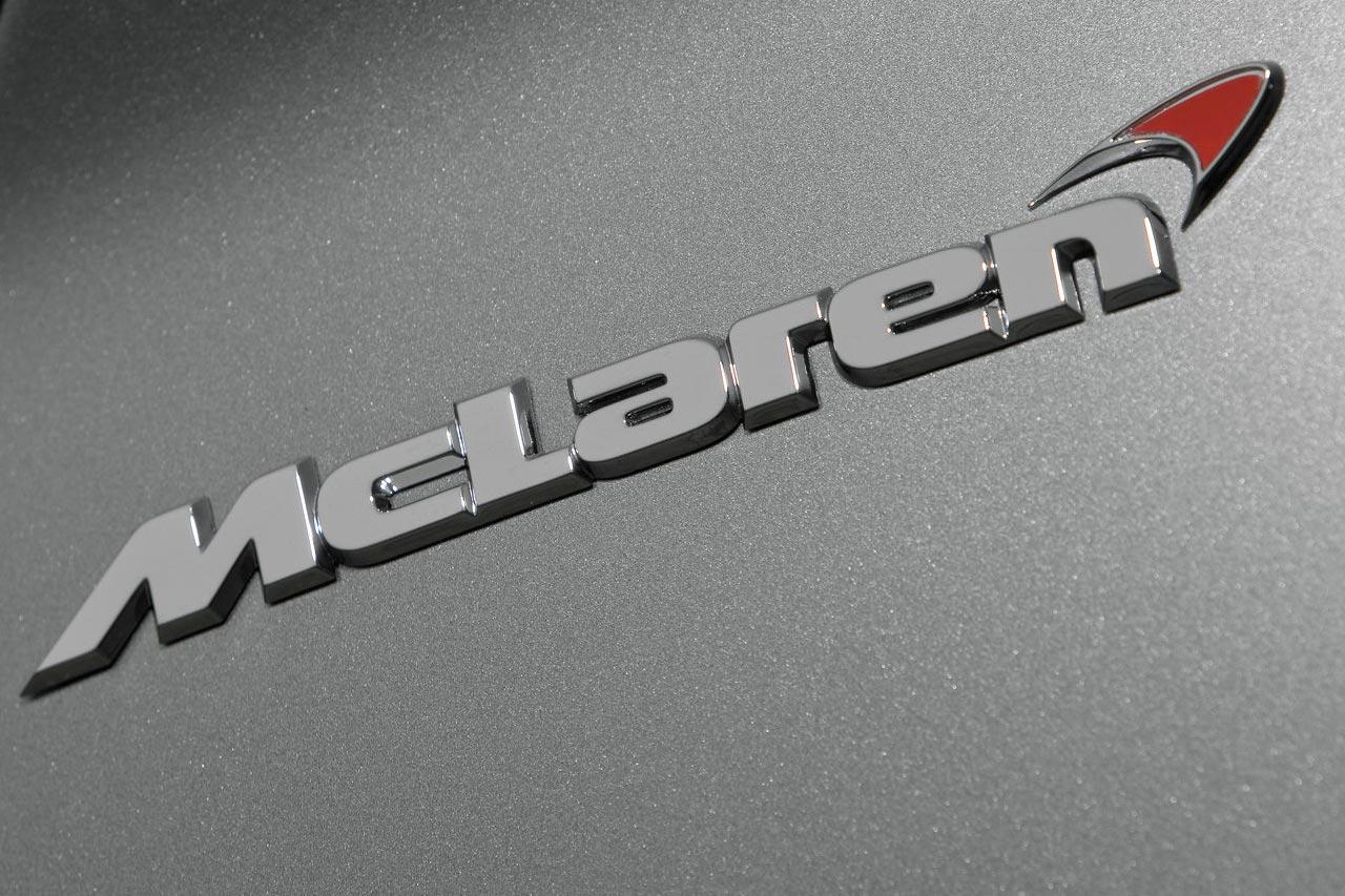 McLaren Logo Wide Wallpaper