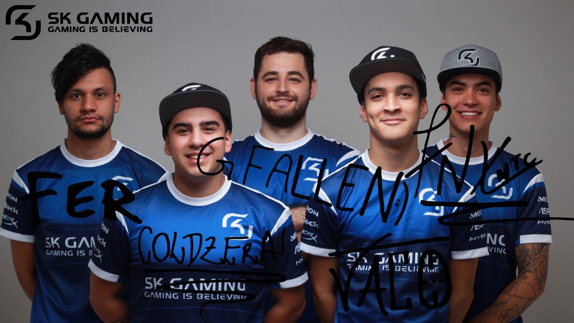 Brazilian Line Up For The CS:GO Team Of SK Gaming