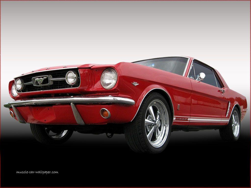 Red Ford Mustang Hd Wallpaper