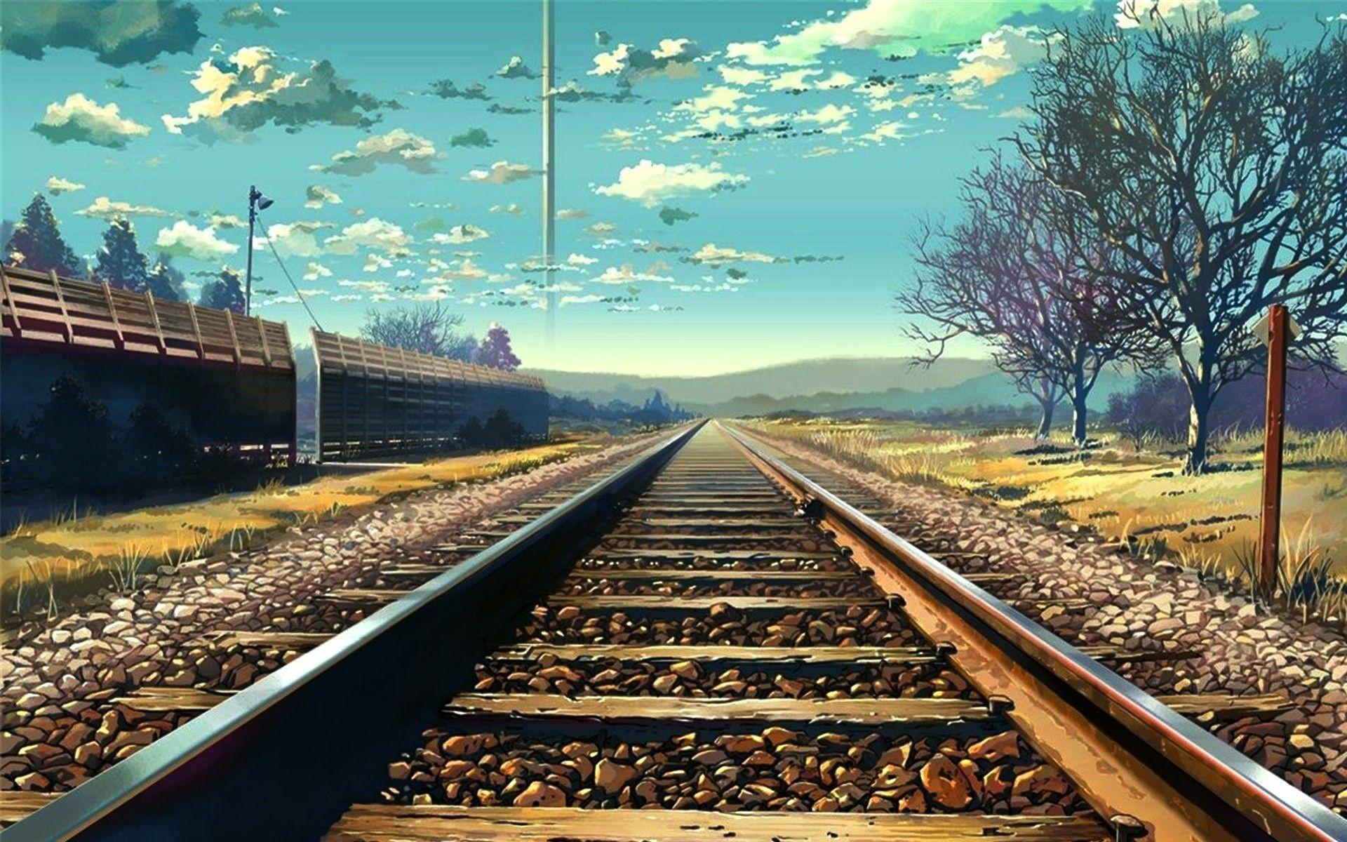 Fantasy Art Railroad Tracks Wallpaper At 3D Wallpaper