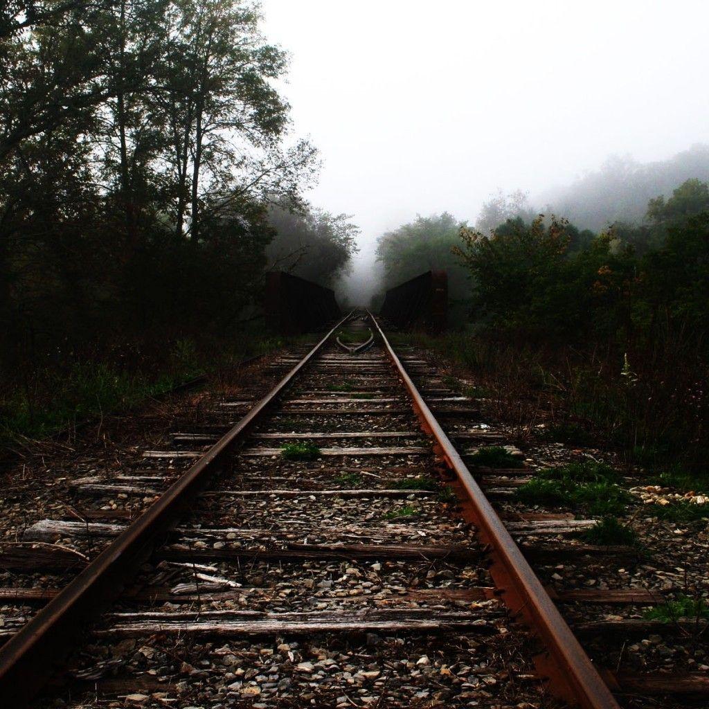 Old Train Track #iPad #Wallpaper. iPad Wallpaper