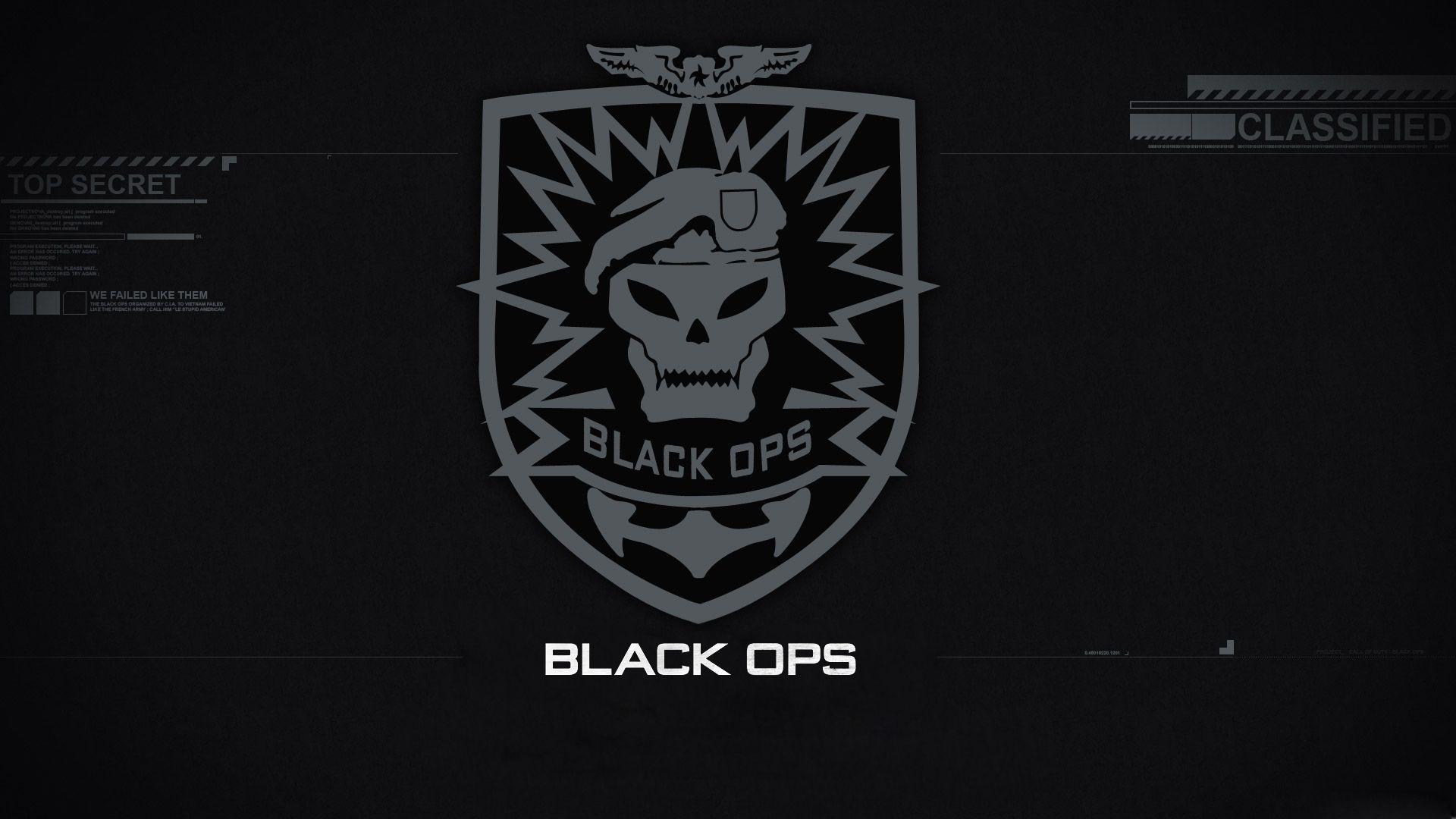 Call Of Duty Black Ops Logos Video Games