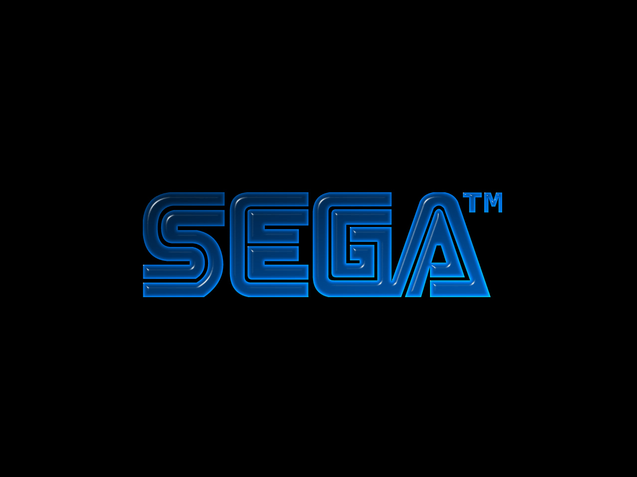 Black Background Dark Logos Sega Entertainment Video Games
