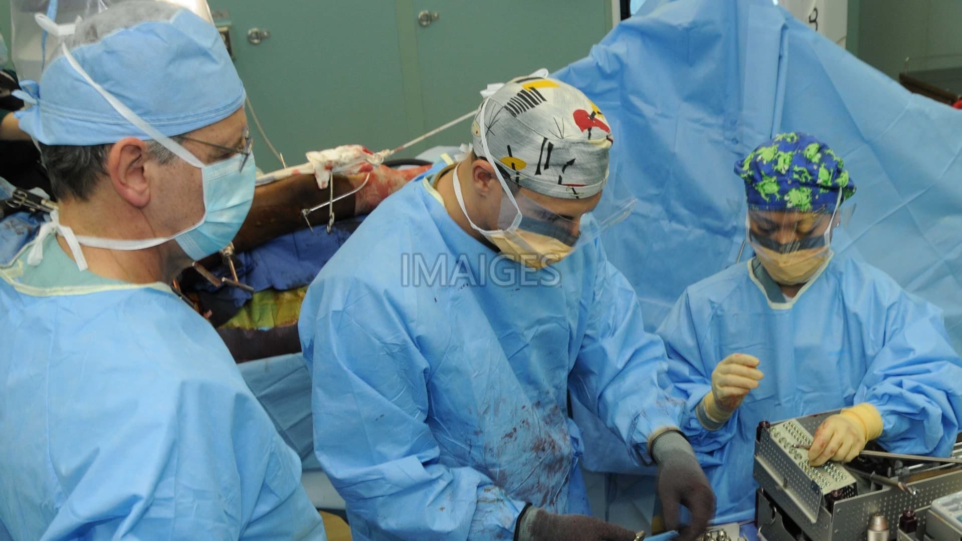 Surgery in hospital