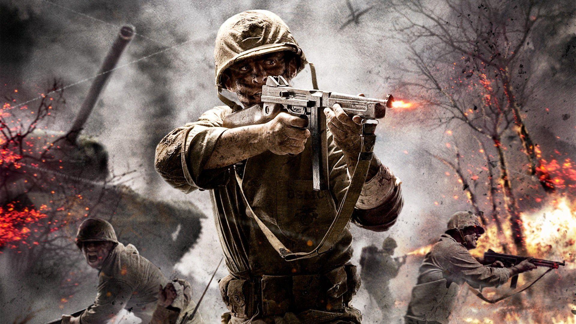 Download Call of Duty (COD) WW2 HD Wallpaper. Playstation, Xbox