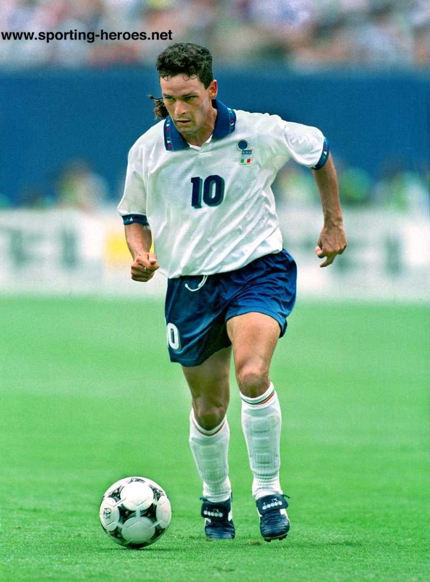 Retired Football Player: Roberto Baggio Italy National Team