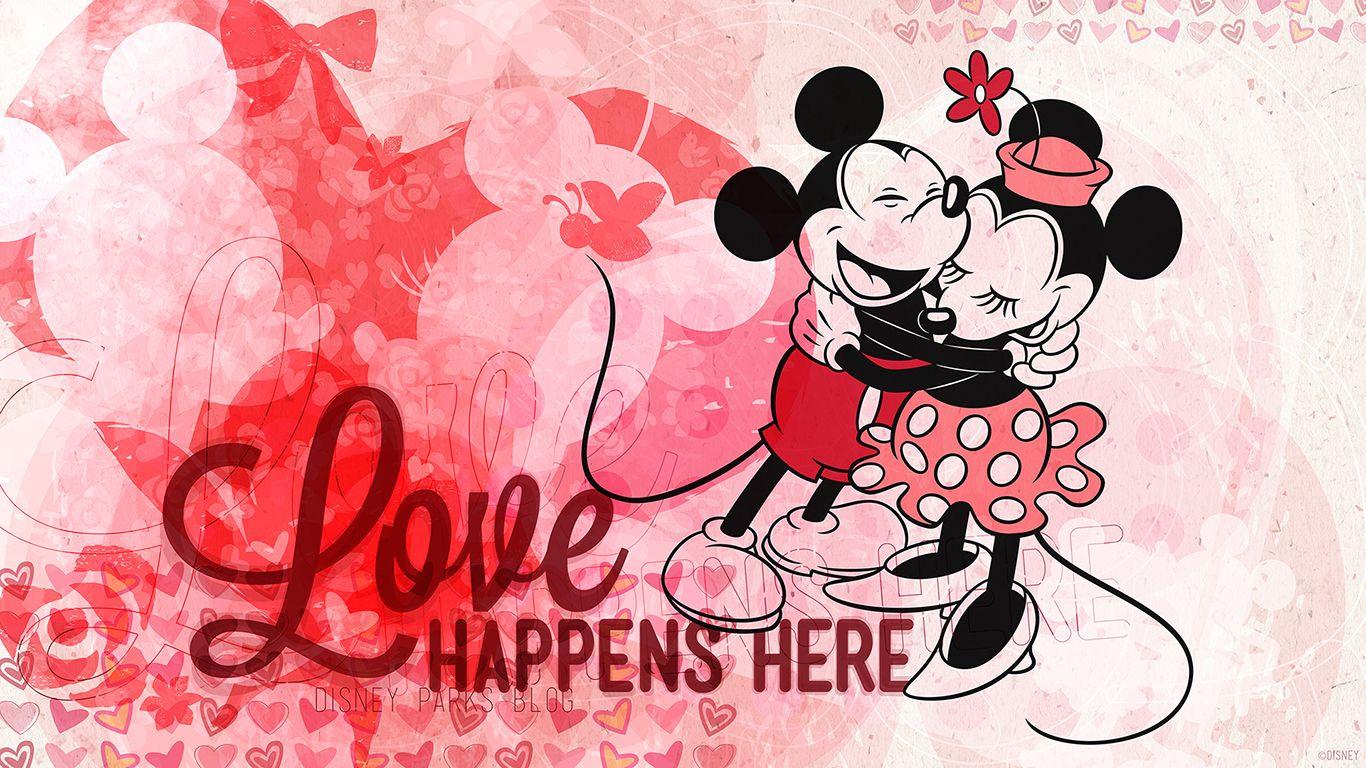 Download Our Disney Parks Valentine's Day Wallpaper. Disney