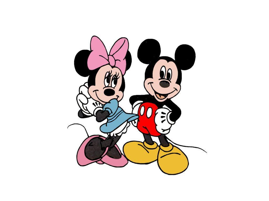 Mickey and Minnie Mouse wallpaper
