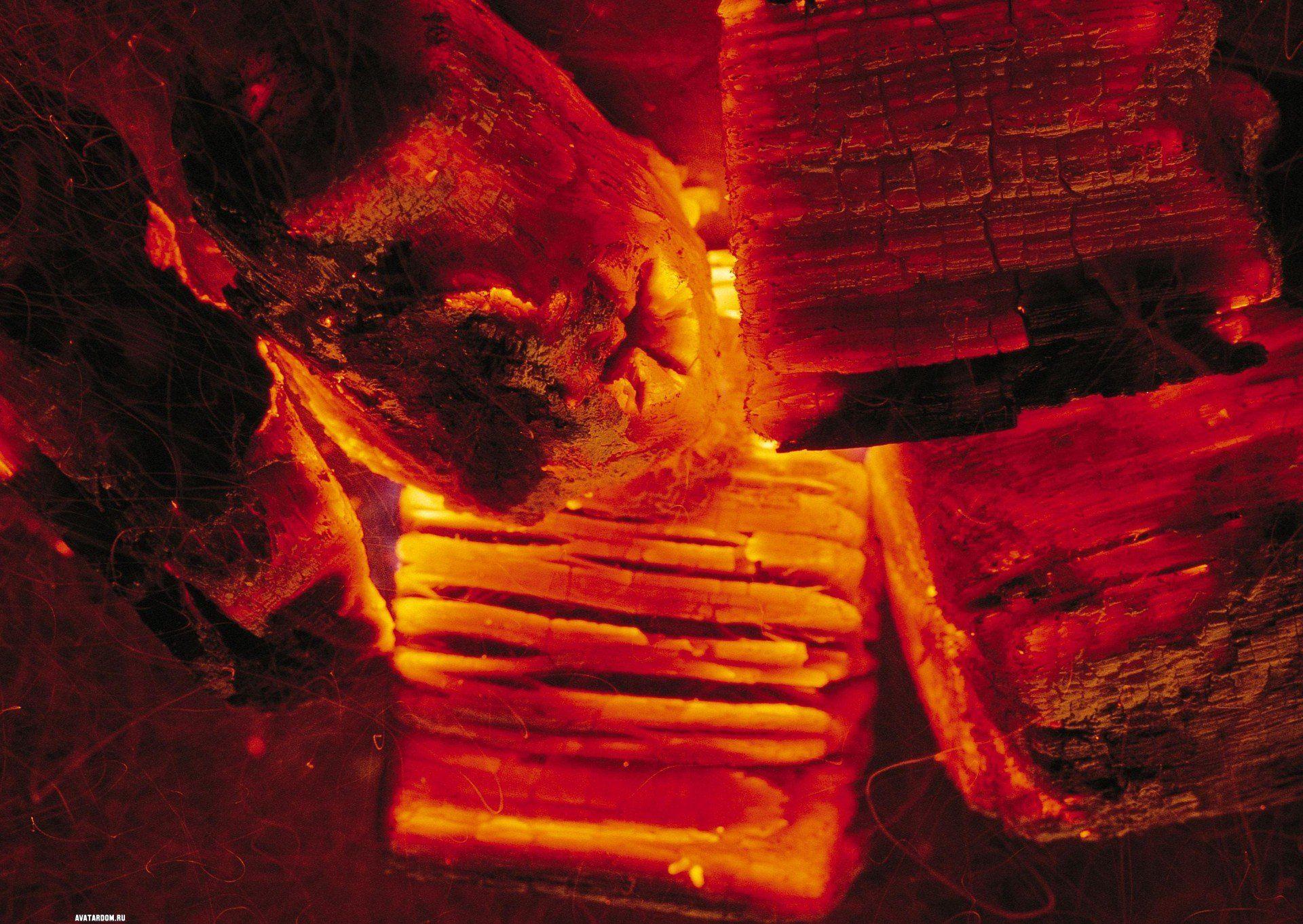 Fire Coal Flame Red Hot HD Wallpaper