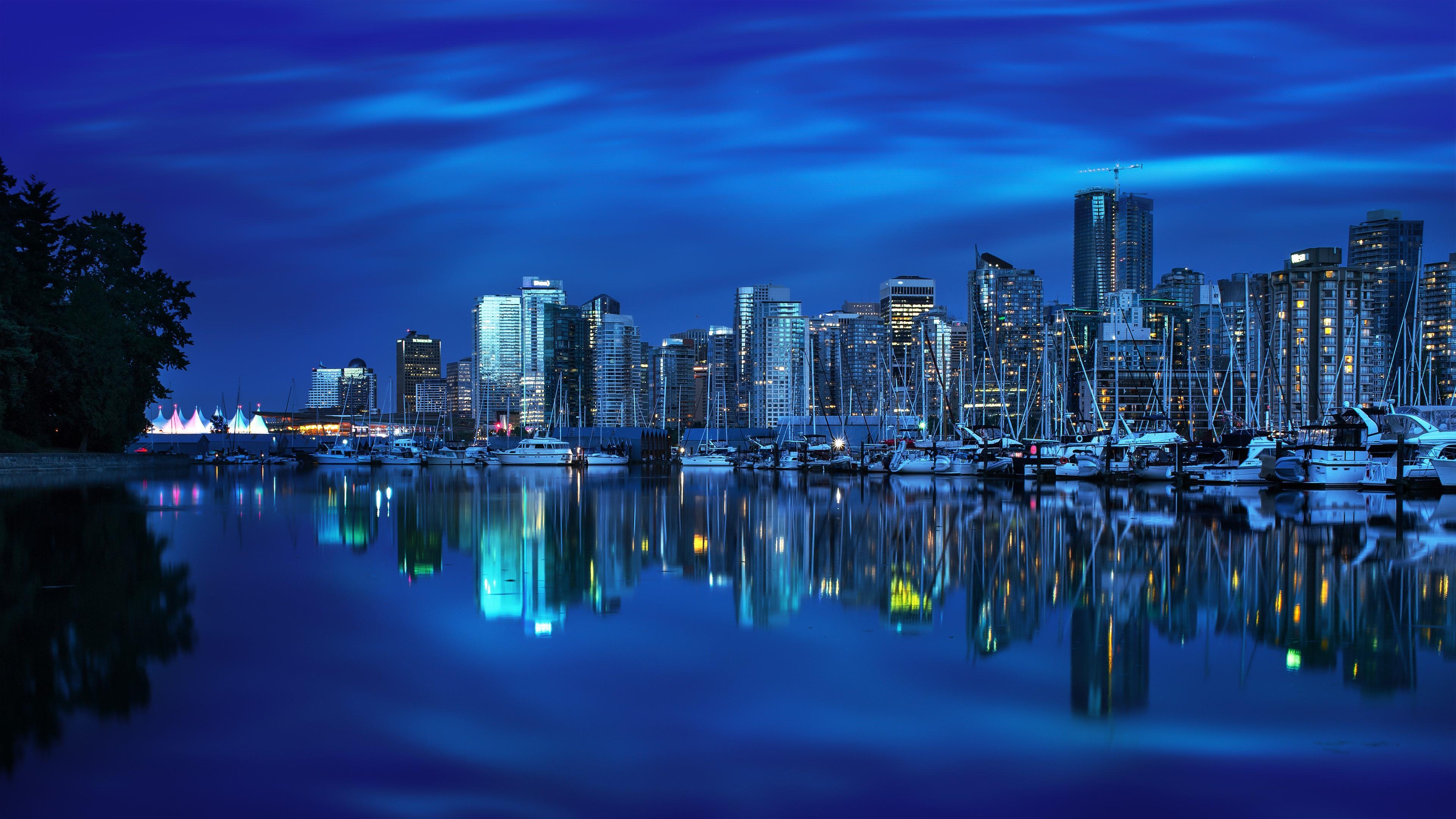 Coal Harbour At Night Wallpaper. Wallpaper Studio 10