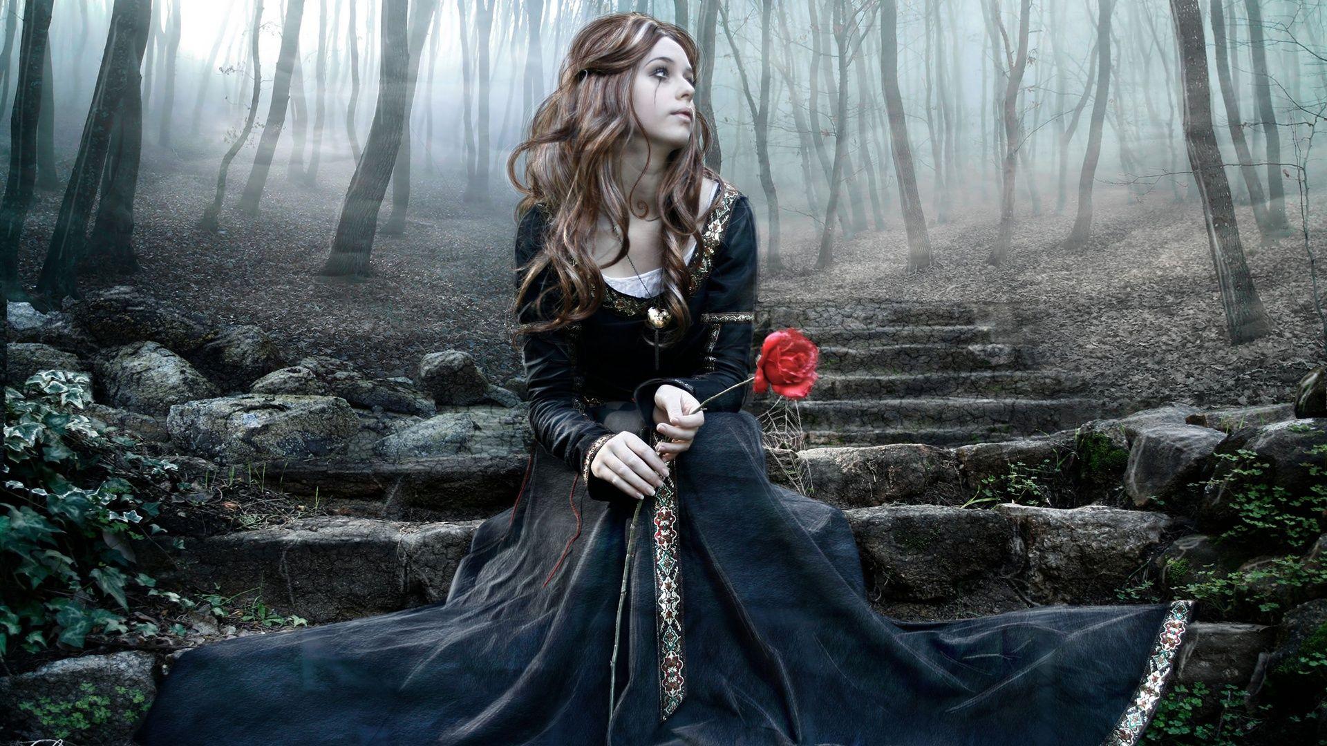  Gothic  Girl Wallpapers  Wallpaper  Cave