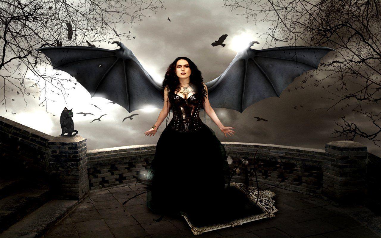 gothic angel photo. Gothic Girl 21 Wallpaper, Picture, Photo
