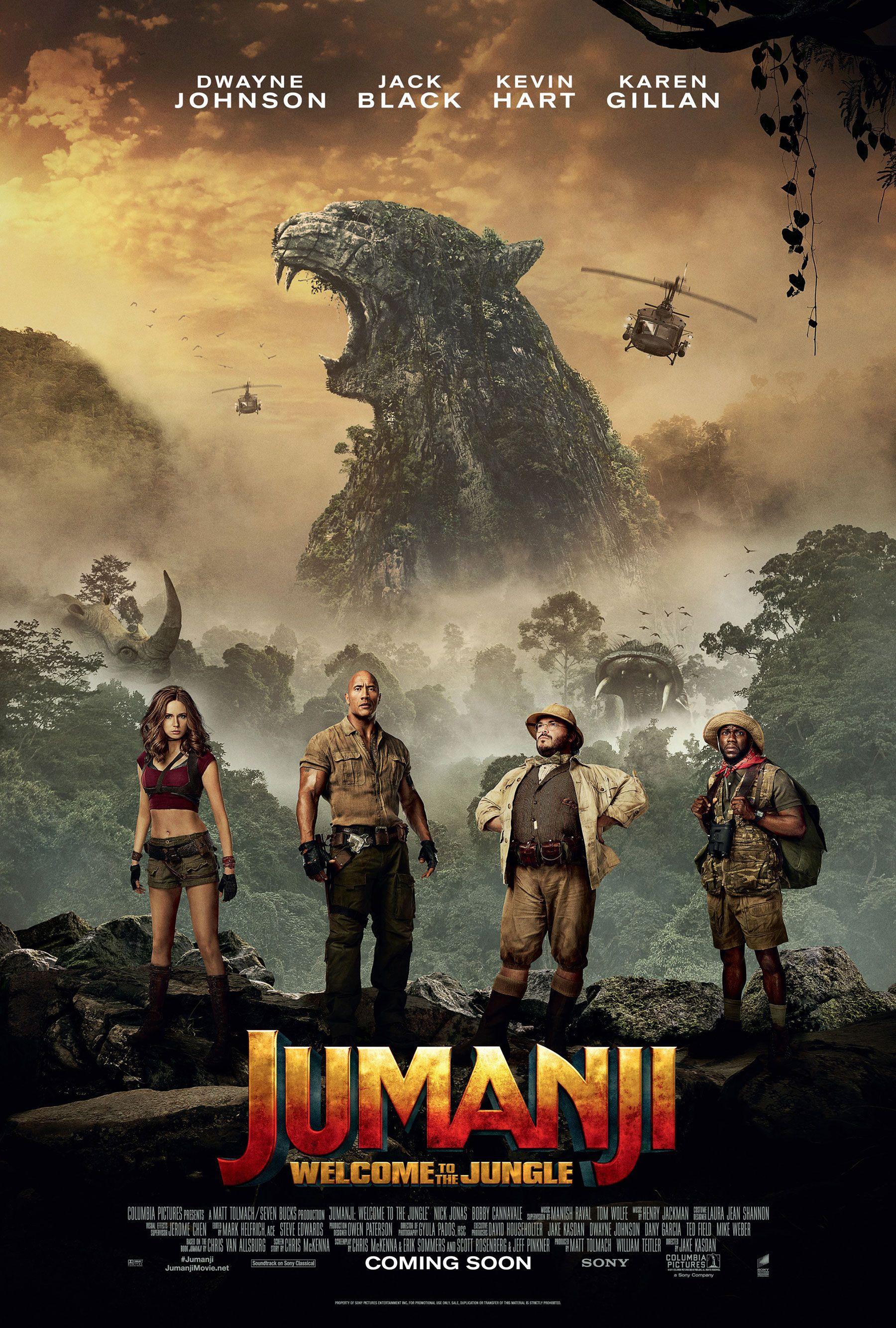 Jumanji: Welcome to the Jungle 2017 Movie Posters