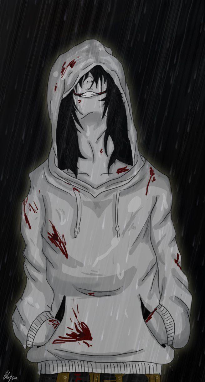 Download HD Drawn Jeff The Killer Anime - Jeff The Killer Anime Style  Transparent PNG Image - NicePNG.com