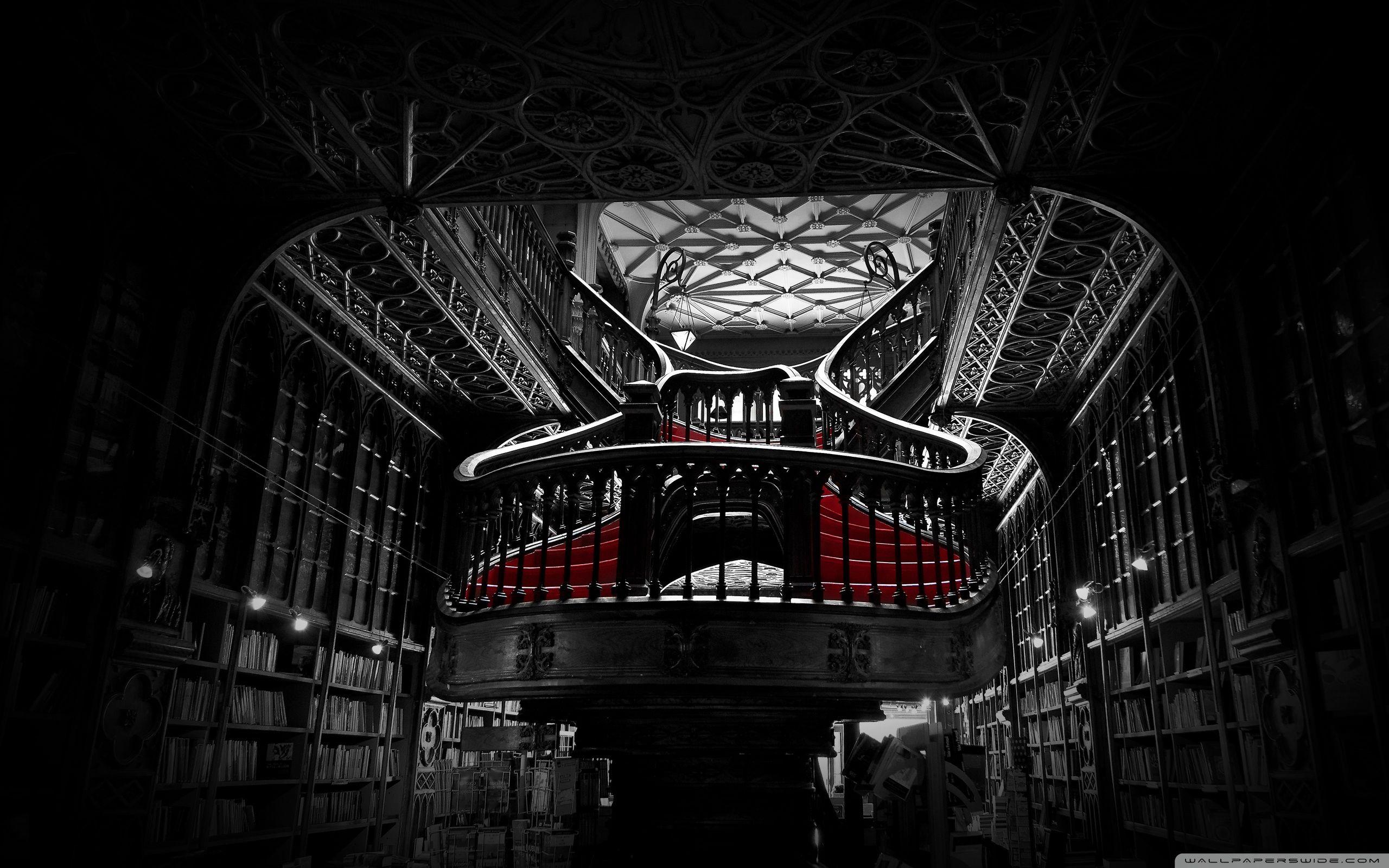 Lello Bookshop in Porto, Portugal ❤ 4K HD Desktop Wallpaper