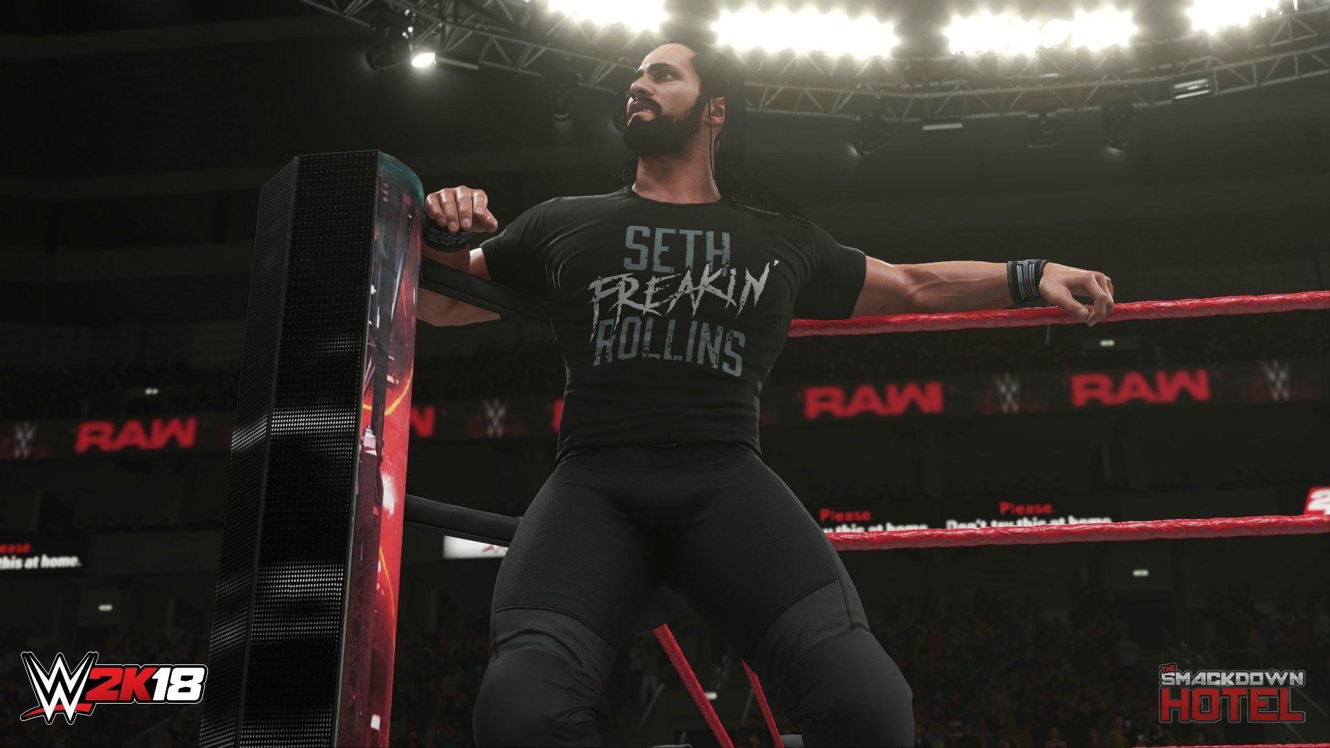 First Official WWE 2K18 SCREENSHOTS with Seth Rollins in new Raw