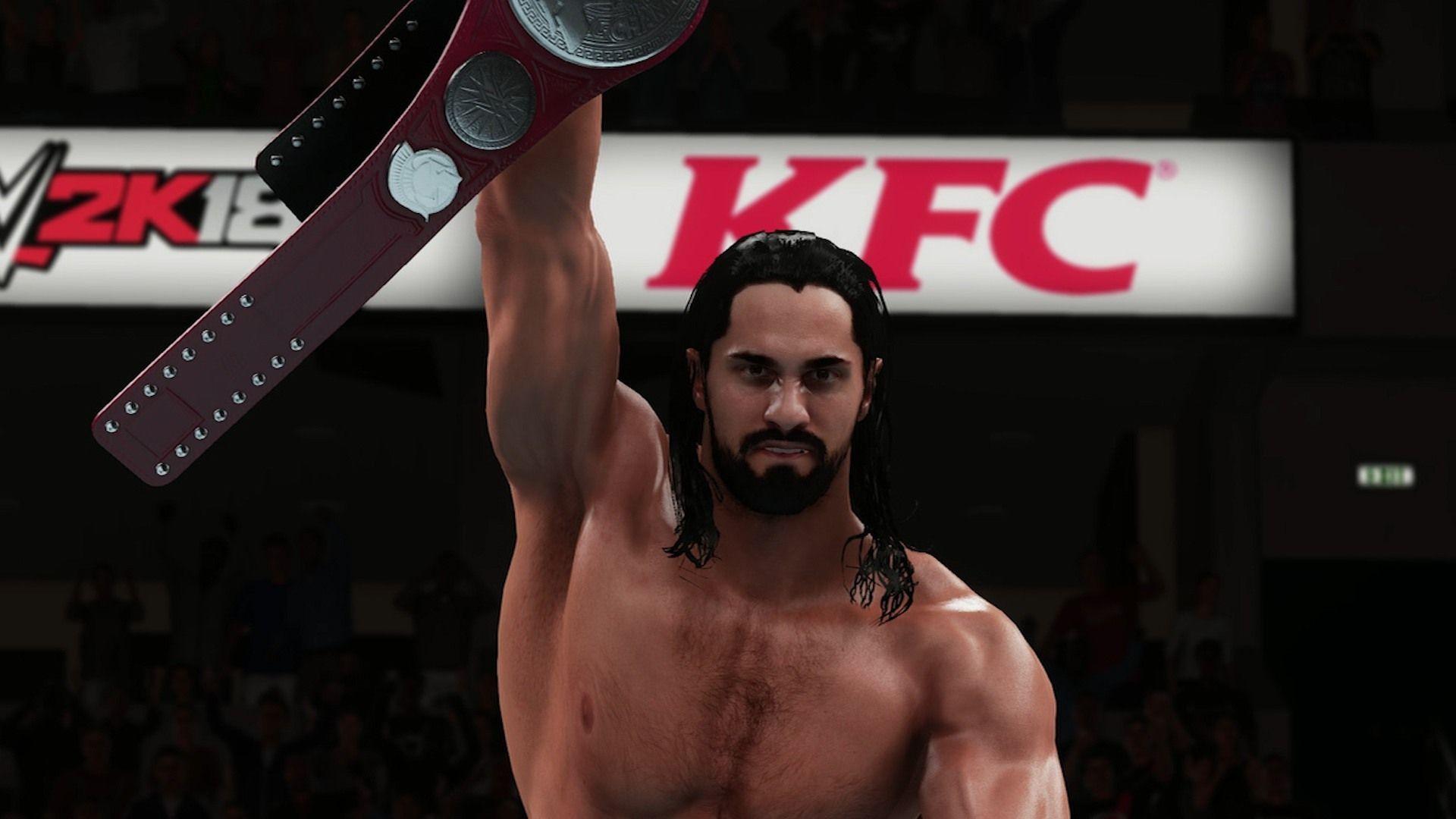 WWE 2K18 Rollins As Dean Ambrose vs The Bar