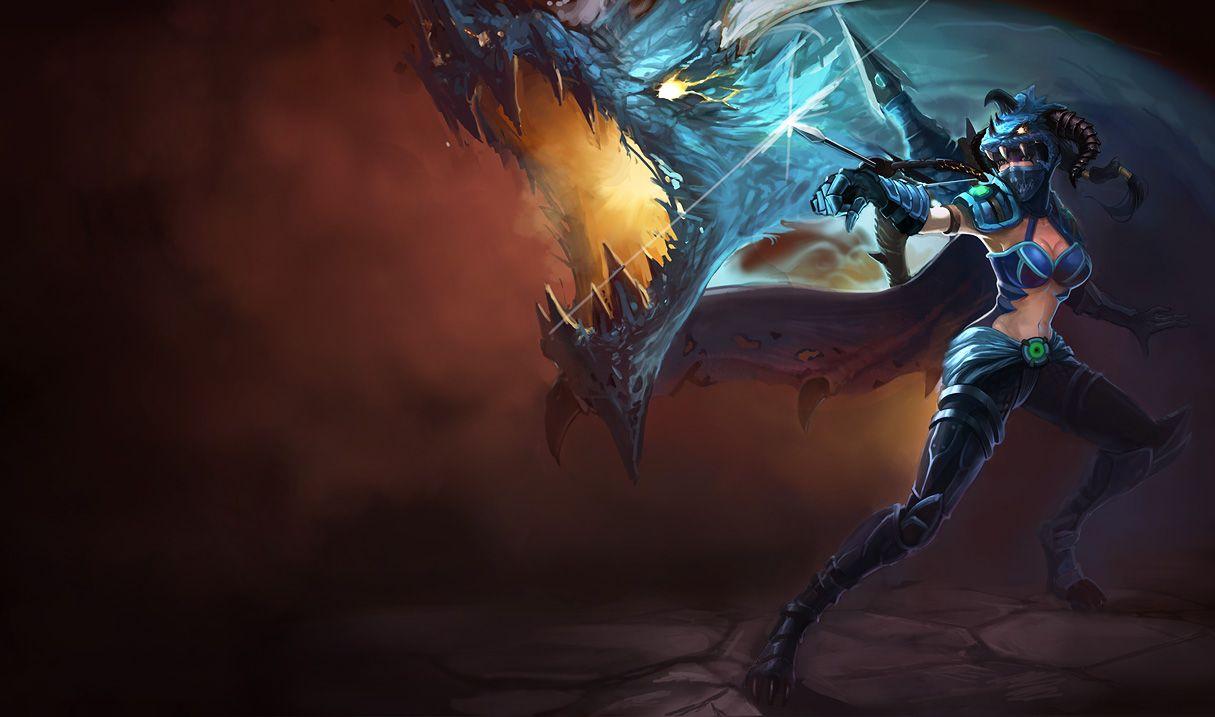 Dragonslayer Vayne Skin of Legends Wallpaper
