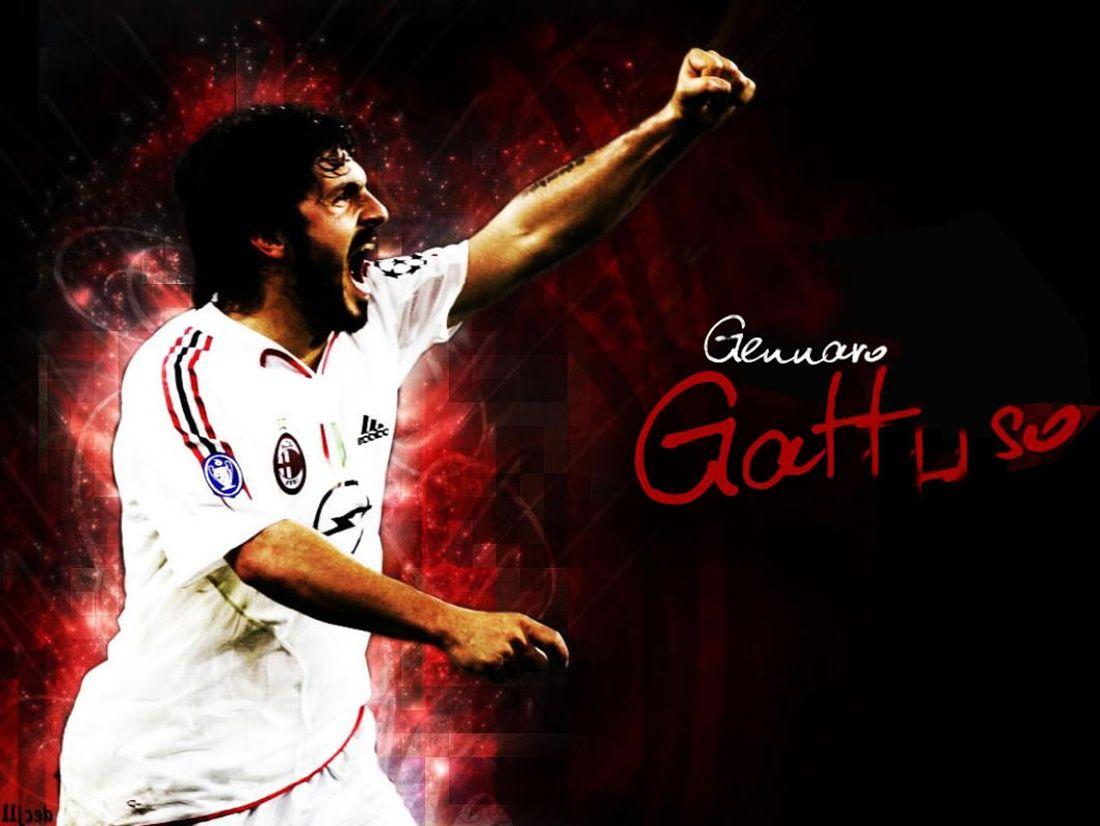 HD wallpaper Bos: Gennaro Gattuso AC Milan Famous Defensive