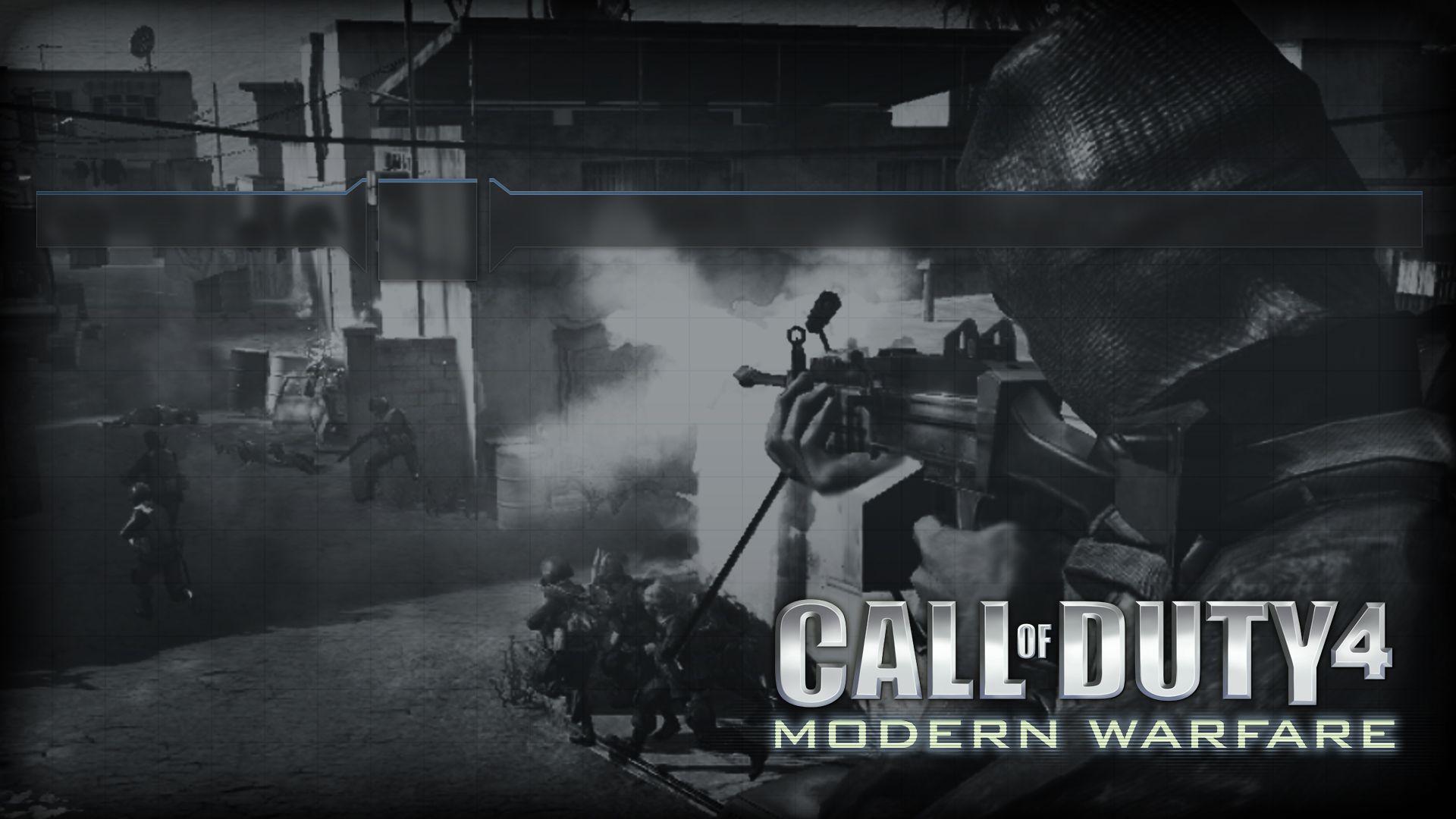 Games COD 4 Modern Warfare 1920x1080, HD Widescreen Wall