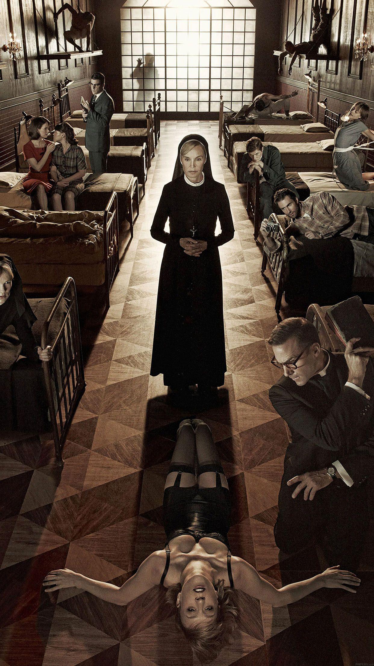 American Horror Story Asylum Film Face Android wallpaper