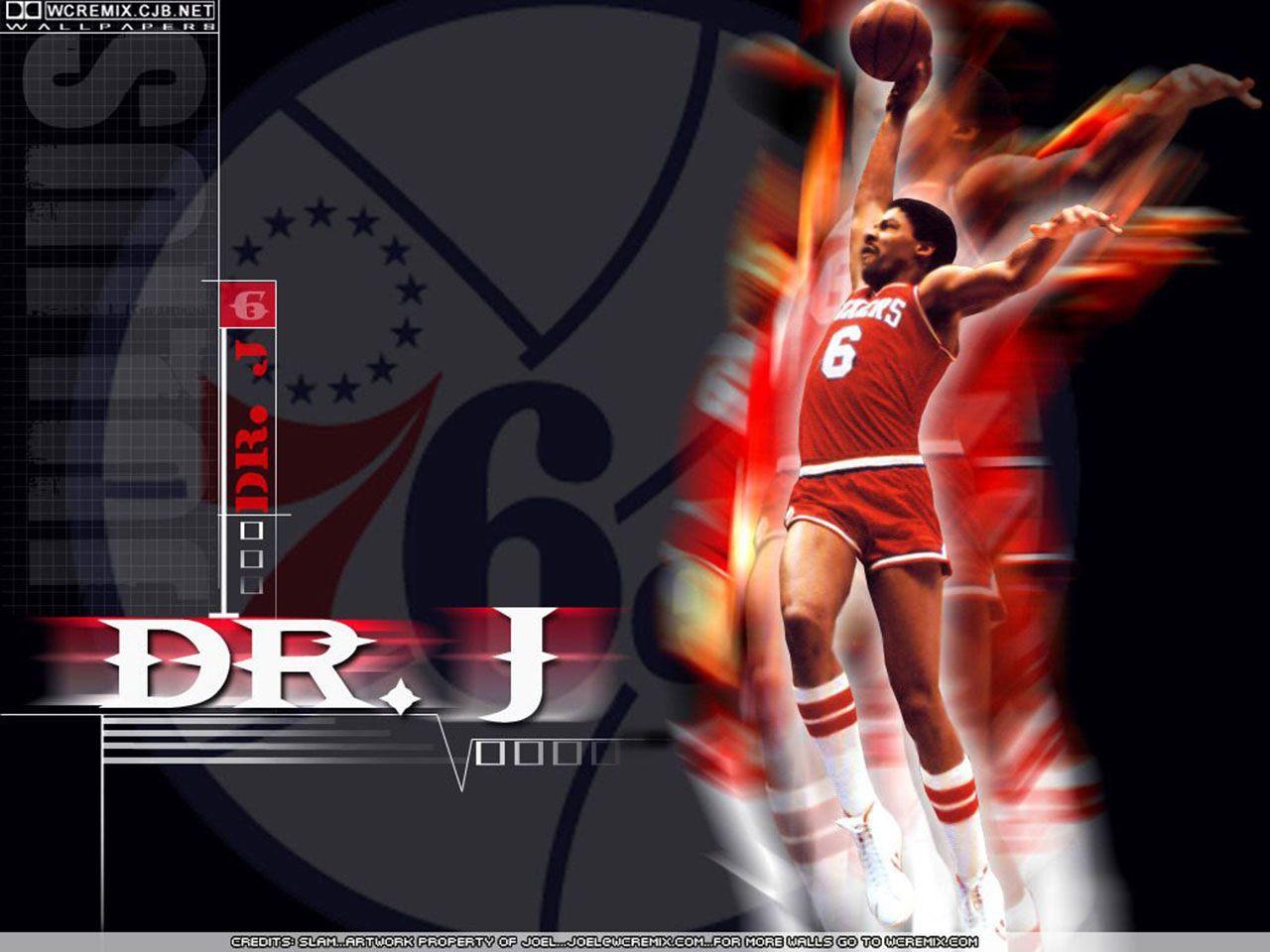 Julius Erving Wallpaper. Basketball Wallpaper at