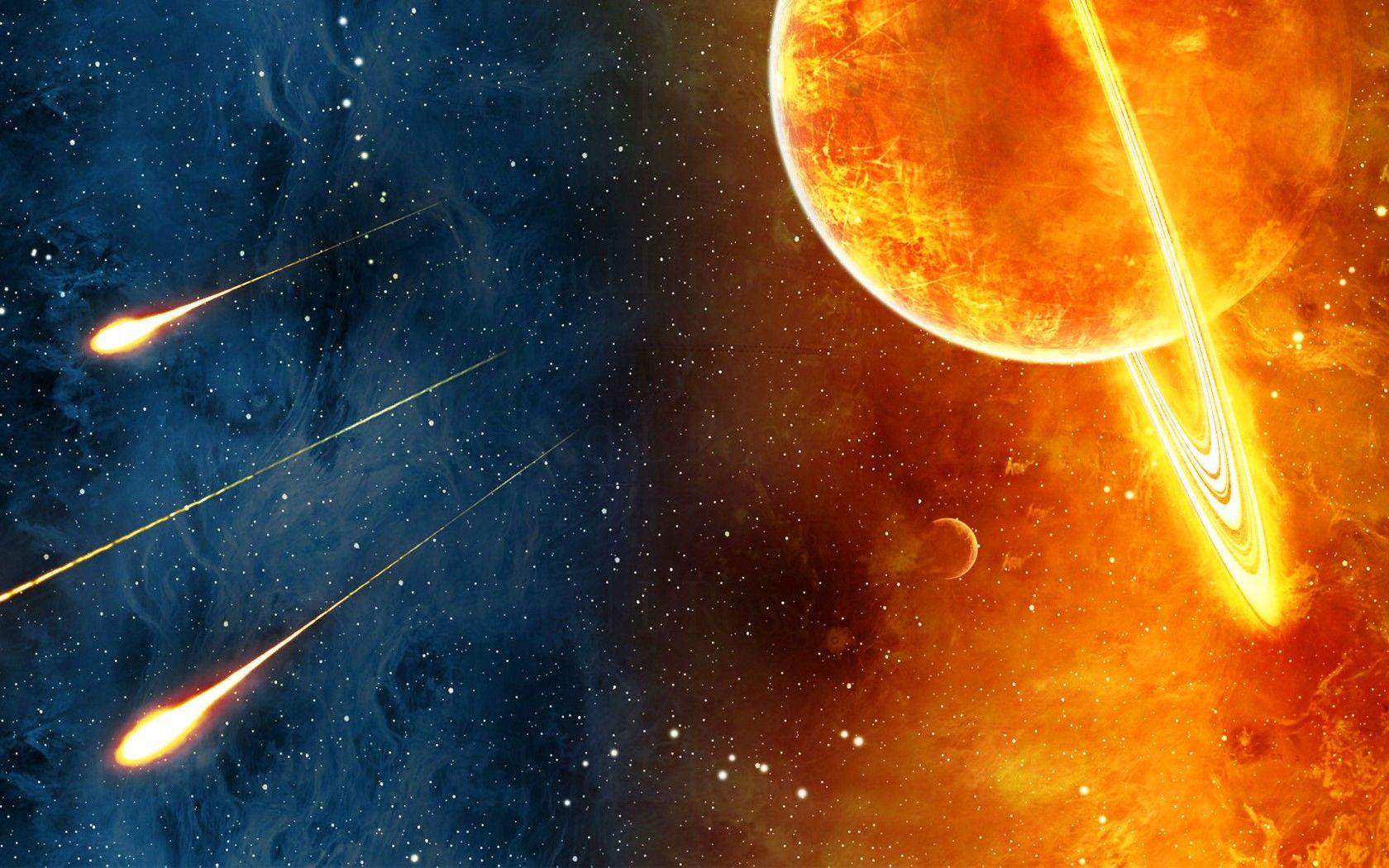 Sun Comets Space Wallpapers