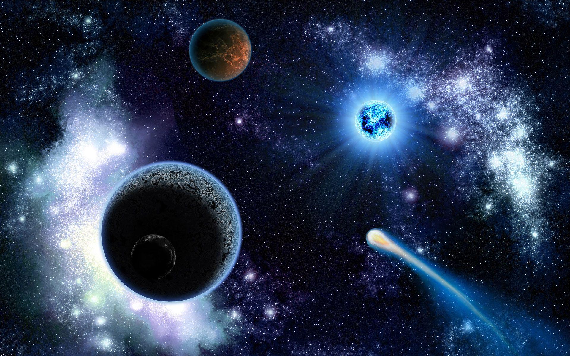 Space Planets And Comets