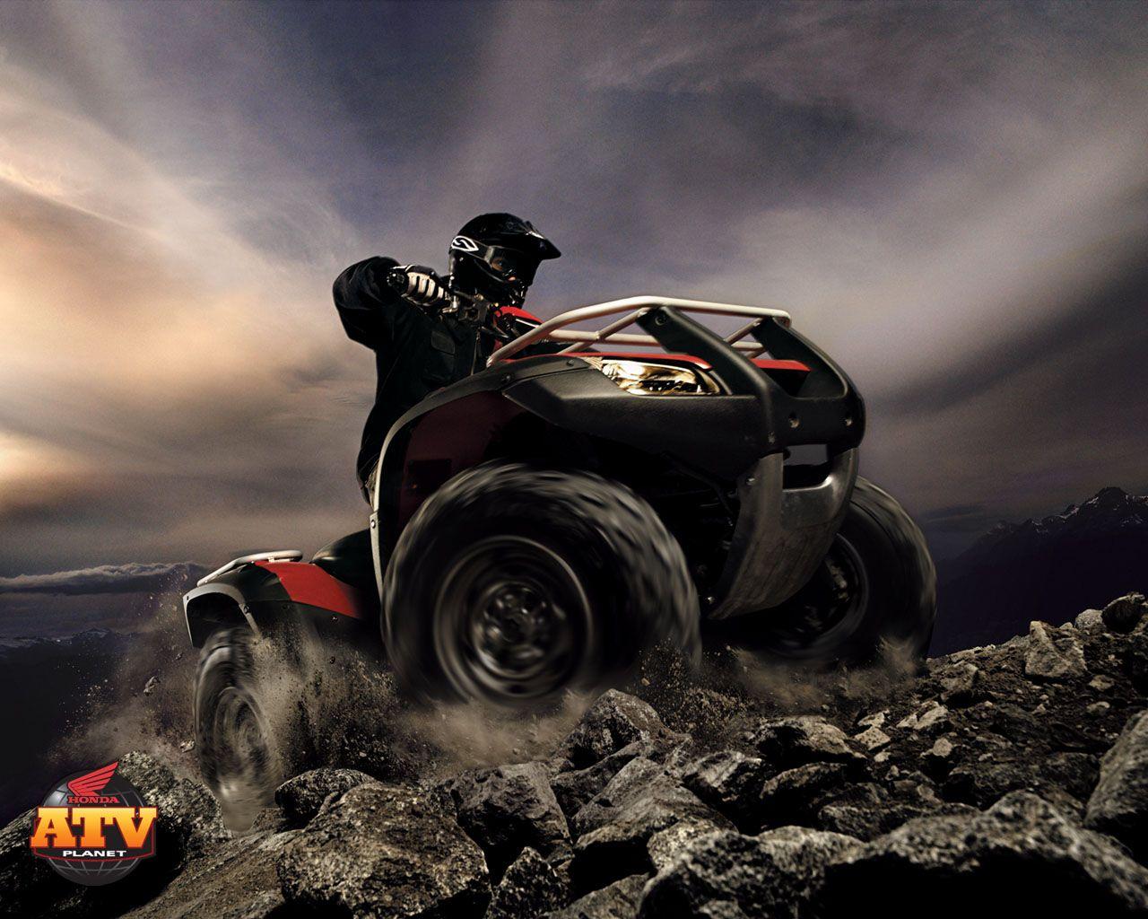 SRY269: Honda ATV Wallpaper, Honda ATV Background in Best
