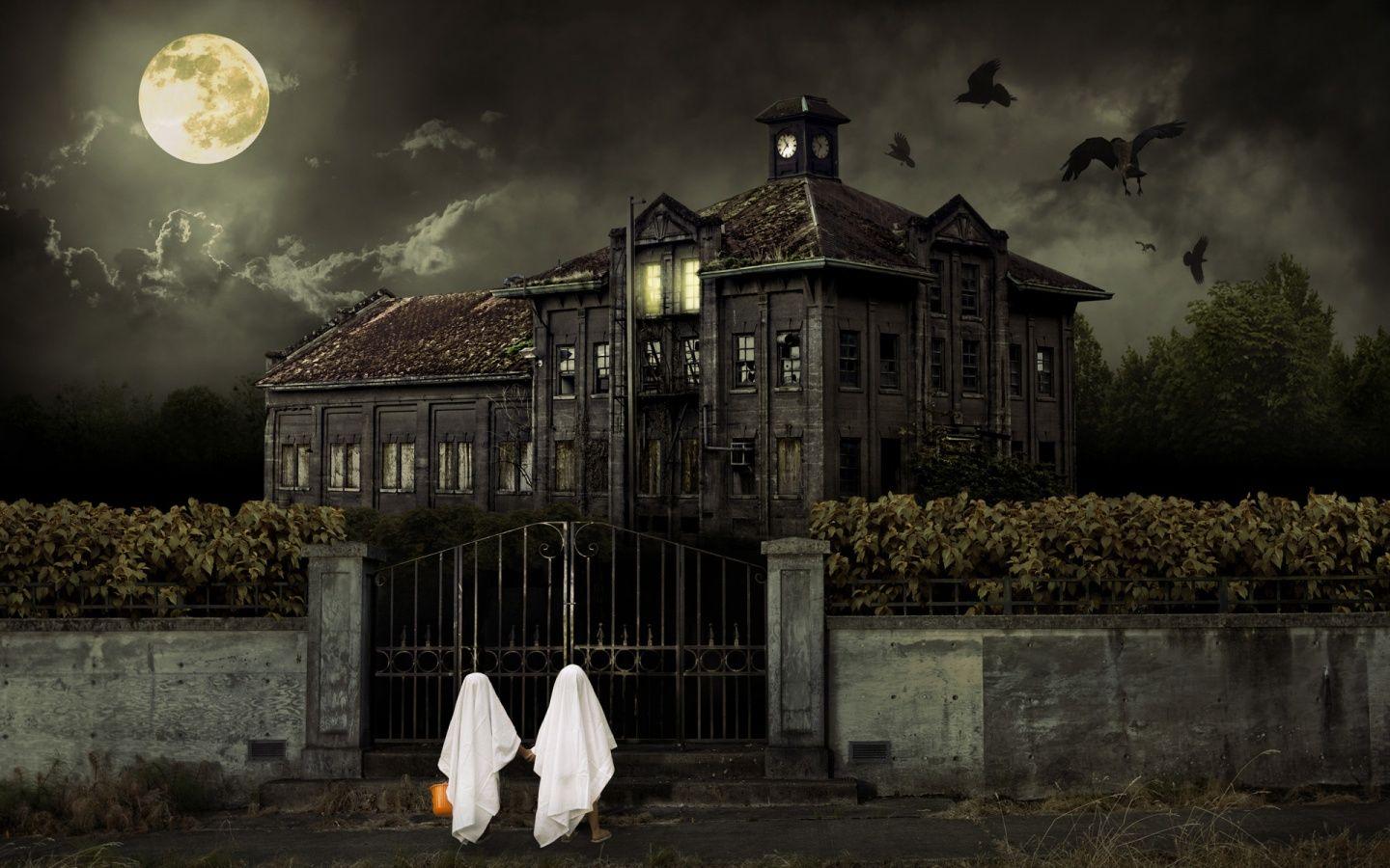 Halloween Haunted House HD Wallpaper HD Wallpaper, High Quality