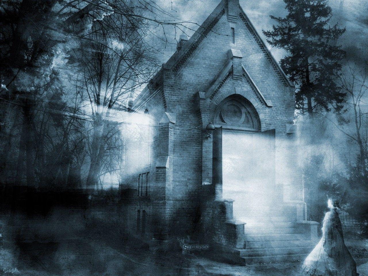 Haunted House Wallpaper for Computer
