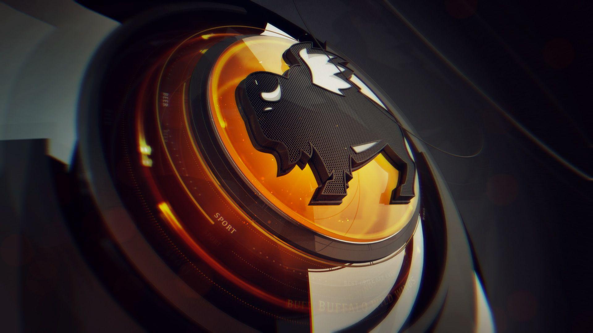 Buffalo Wild Wings by Andrew Serkin, via Behance. CGI