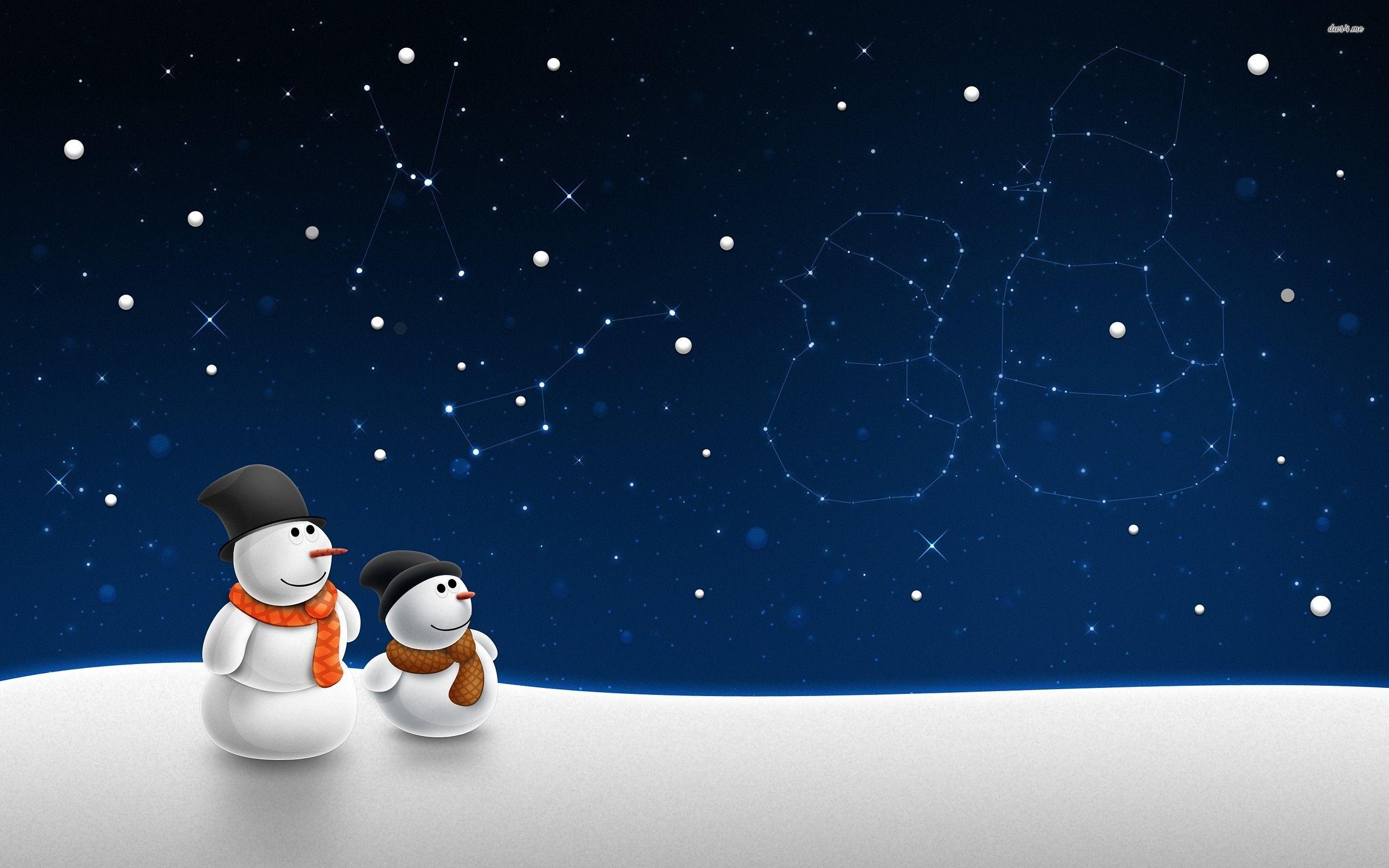 Chilly Snowman Wallpaper For Mobile And Desktop In HD. Happy