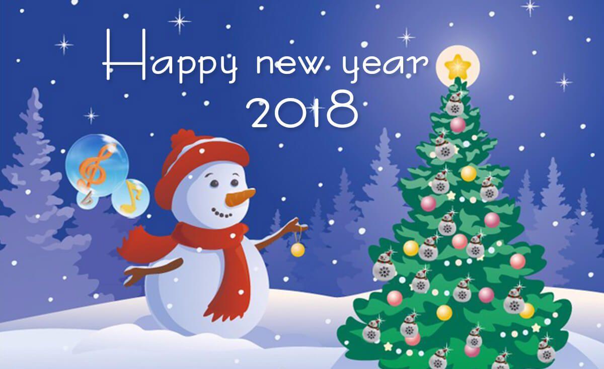 Happy New Year 2018 HD Wallpaper. Happy New Year 2018 HD